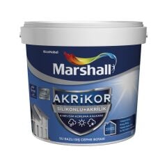Marshall Akrikor Silikonlu Akrilik 15 lt Dış Cephe Boyası
