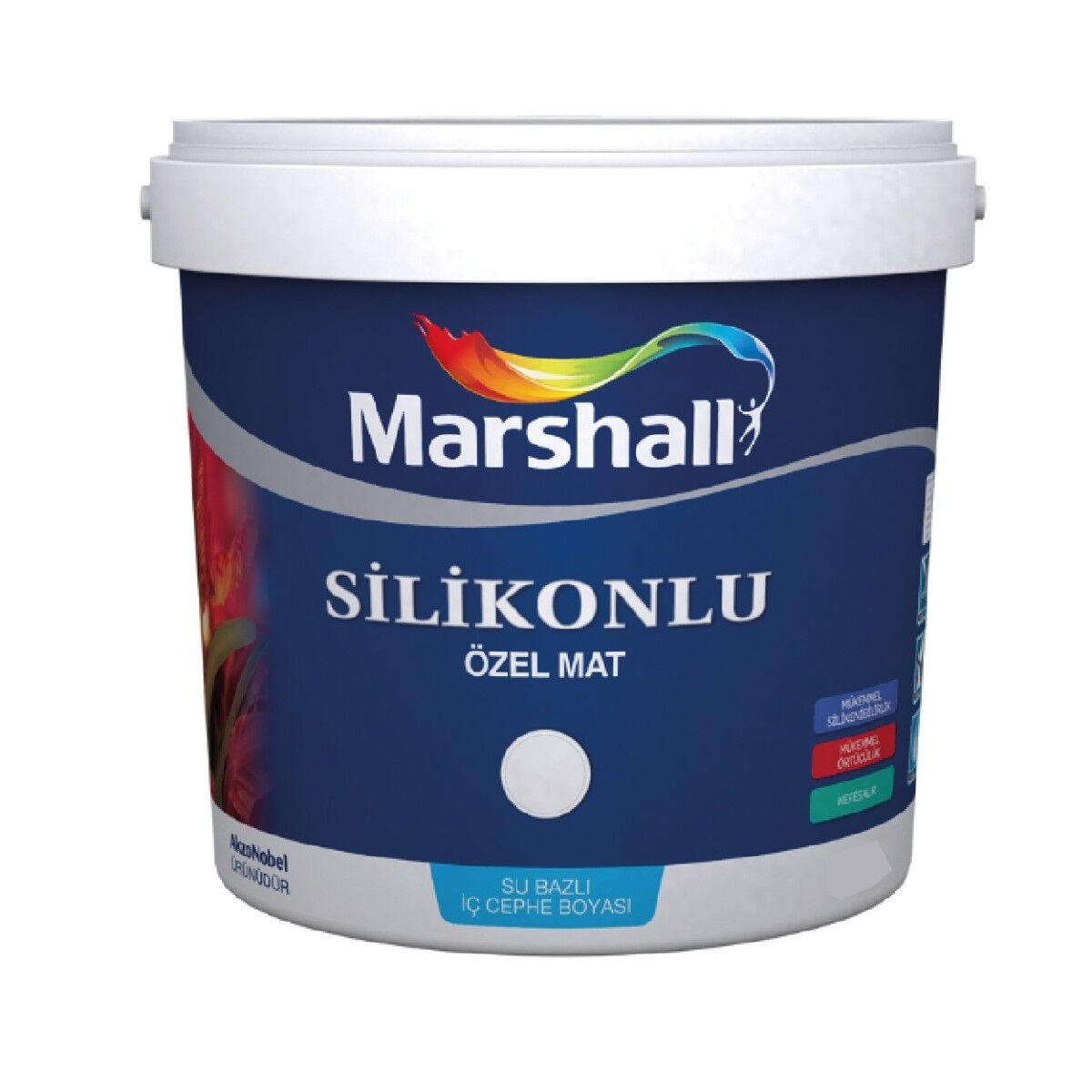 Marshall Silikonlu Özel Mat Beyaz 7,5 Lt