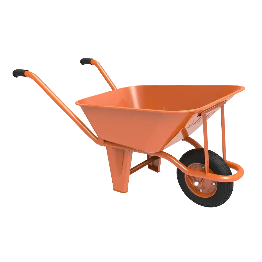 Çalış Ekstra El Arabası Turuncu Şişme Lastik | 100 Lt