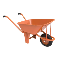 Çalış Ekstra El Arabası Turuncu Şişme Lastik | 100 Lt