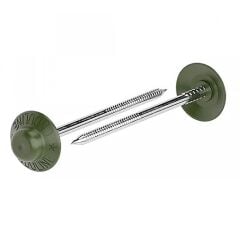 Onduline Çivisi 10 cm 50 Adet | Plastik Şapkalı Çatı Çivisi