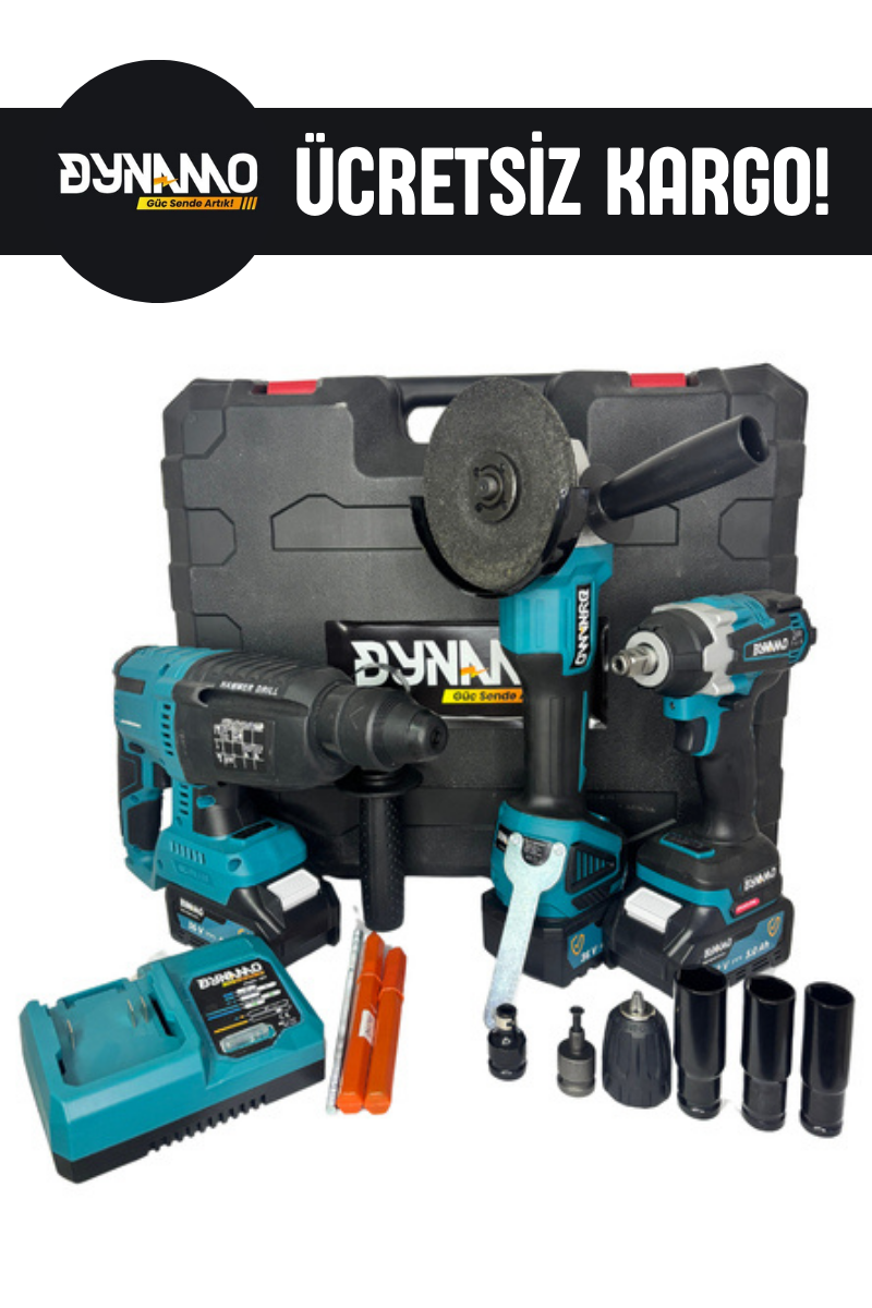Dynamo Profesyonel 3’lü Set | Elektrikli El Aletleri