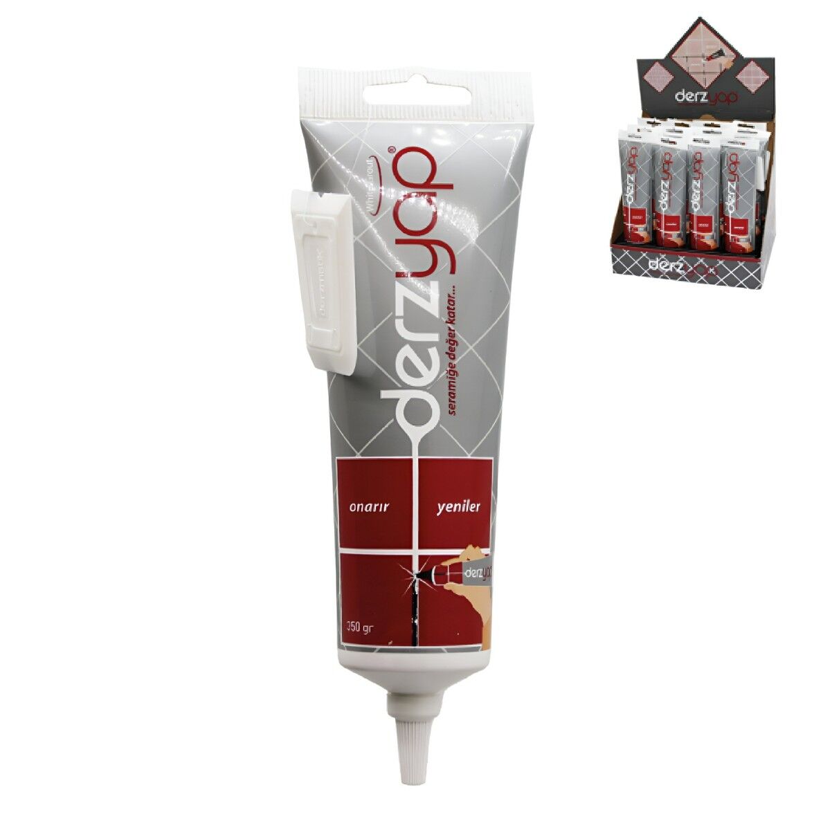 Derzyap Gaga Uçlu Hazır Beyaz Derz Dolgusu  - 350 gr