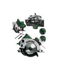 Dynamo 800W Elektrikli Sunta Kesme Daire Testere Makinası