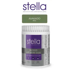 Stella Su Bazlı Saf Akrilik Boya Avakado 6011
