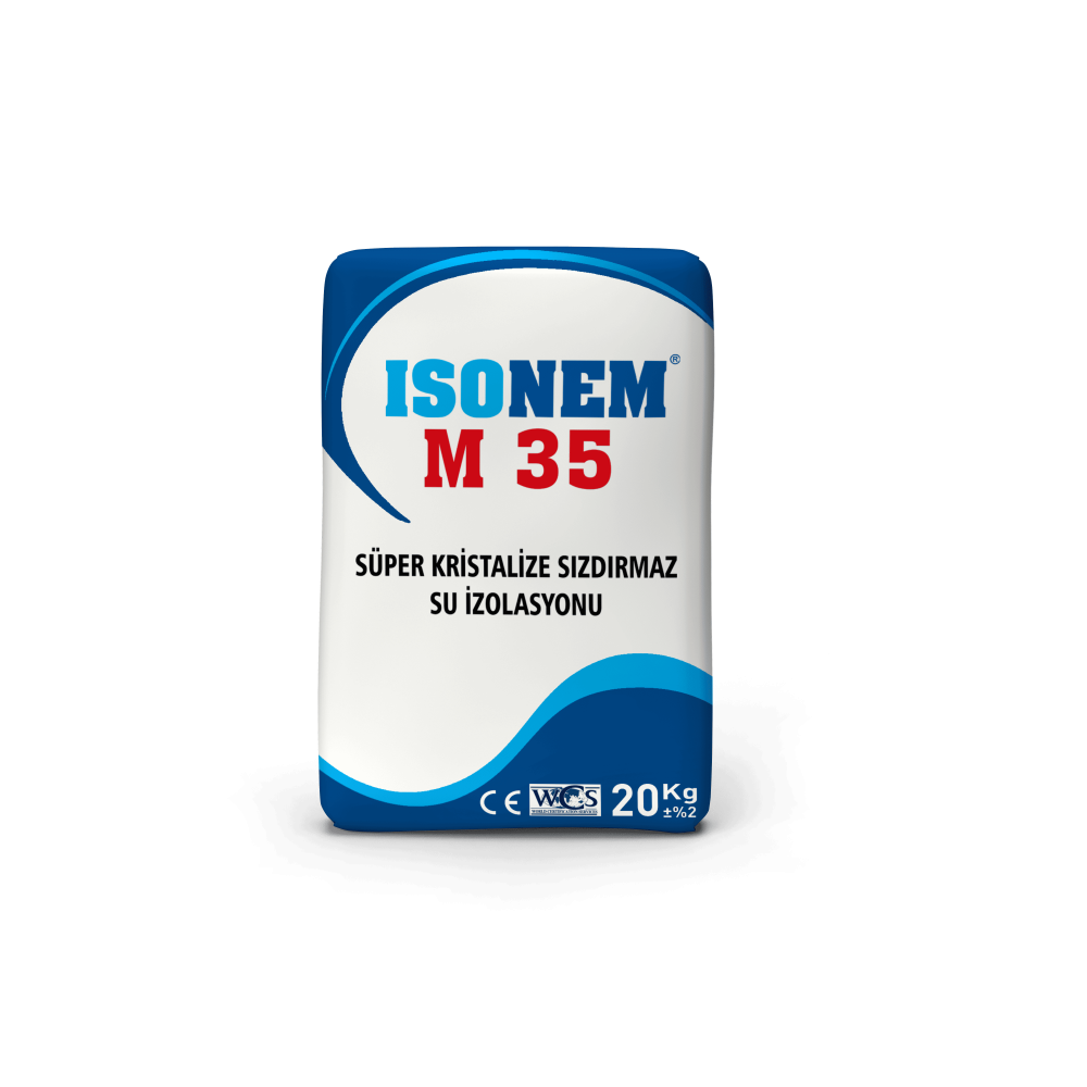 Isonem M 35 Süper Kristalize Su Yalıtımı 20 Kg | Çimento Esaslı