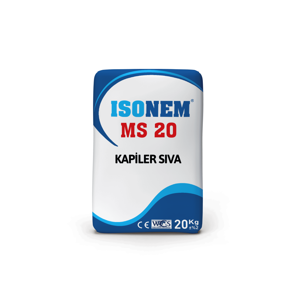 Isonem MS 20 Kapiler Sıva 20 Kg | Rutubet ve Tuz Koruma