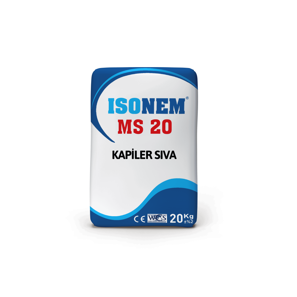 Isonem MS 20 Kapiler Sıva 20 Kg | Rutubet ve Tuz Koruma