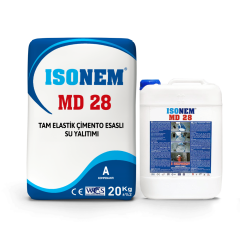 Isonem MD 28 Tam Elastik Su Yalıtımı 30 Kg | Çimento Esaslı
