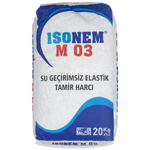 İsonem M 03 Su Geçirmez Elastik Tamir Harcı 20 Kg