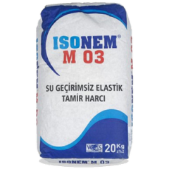 İsonem M 03 Su Geçirmez Elastik Tamir Harcı 20 Kg
