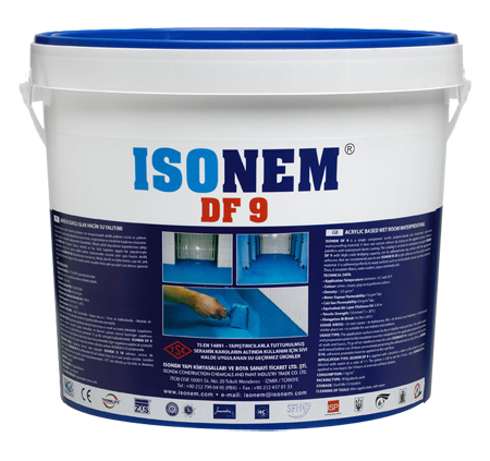 Isonem Df9 Akrilik Esaslı Islak Hacim Su Yalıtımı  5L - Beyaz