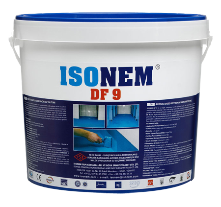 Isonem DF 9 Akrilik Esaslı Su Yalıtımı 10L | Beyaz