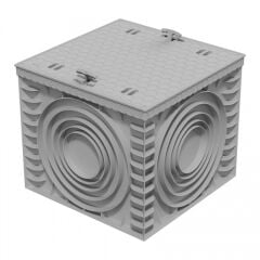 Plastik Rögar Logar Menhol Kutusu + Kapak | Dayanıklı Yapı Ürünü 50x50