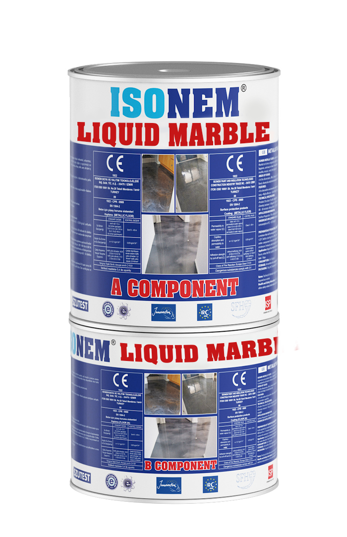 İsonem Liquid Marble Tezgah & Zemin 640+360 Gr