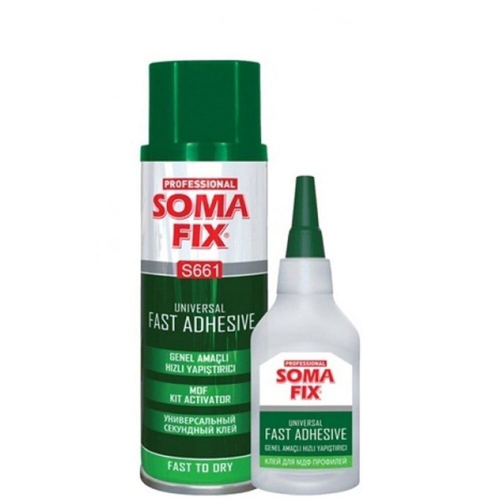 Somafix S661 Genel Amaçlı Hızlı Yapıştırıcı Seti | 100 ml + 25 gr