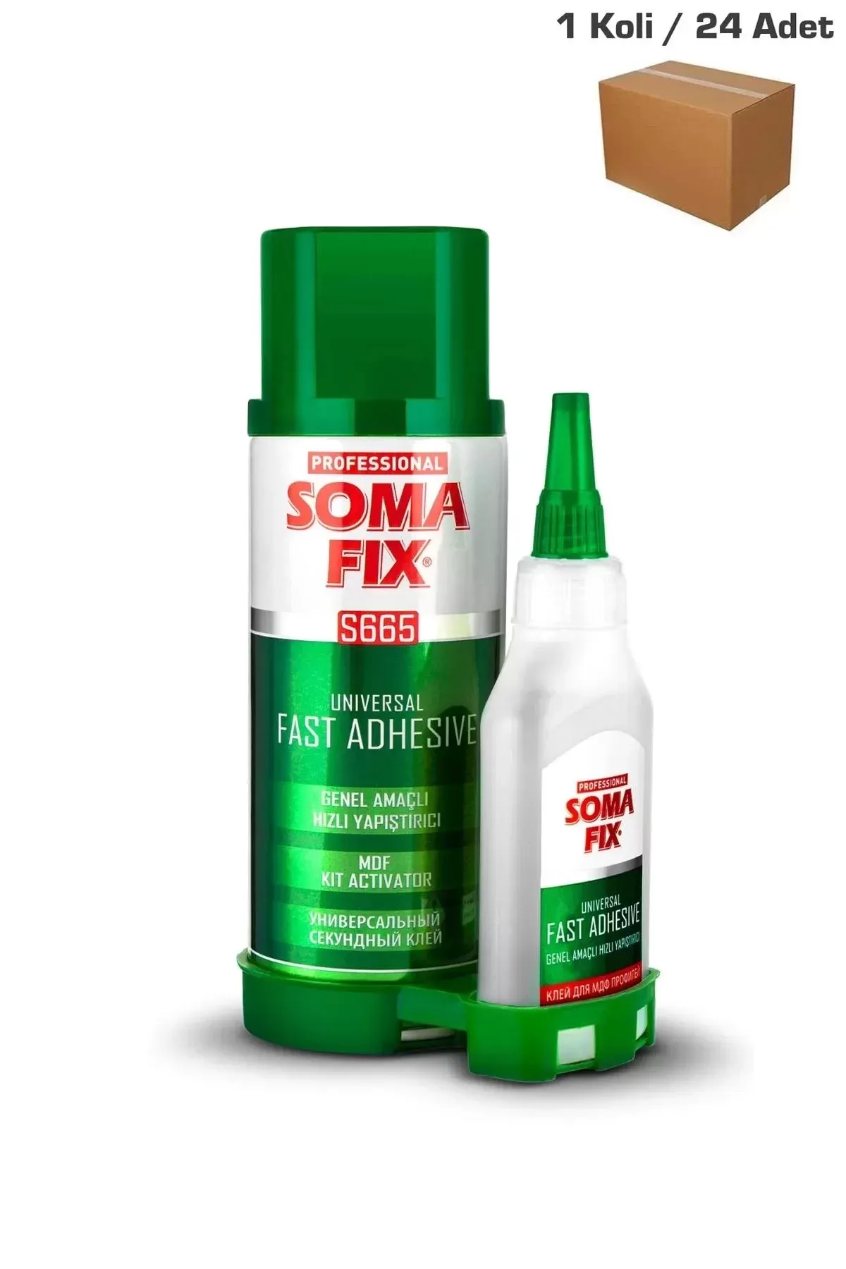 Somafix MDF Yapıştırıcı Seti S665 | 400 ml + 100 gr