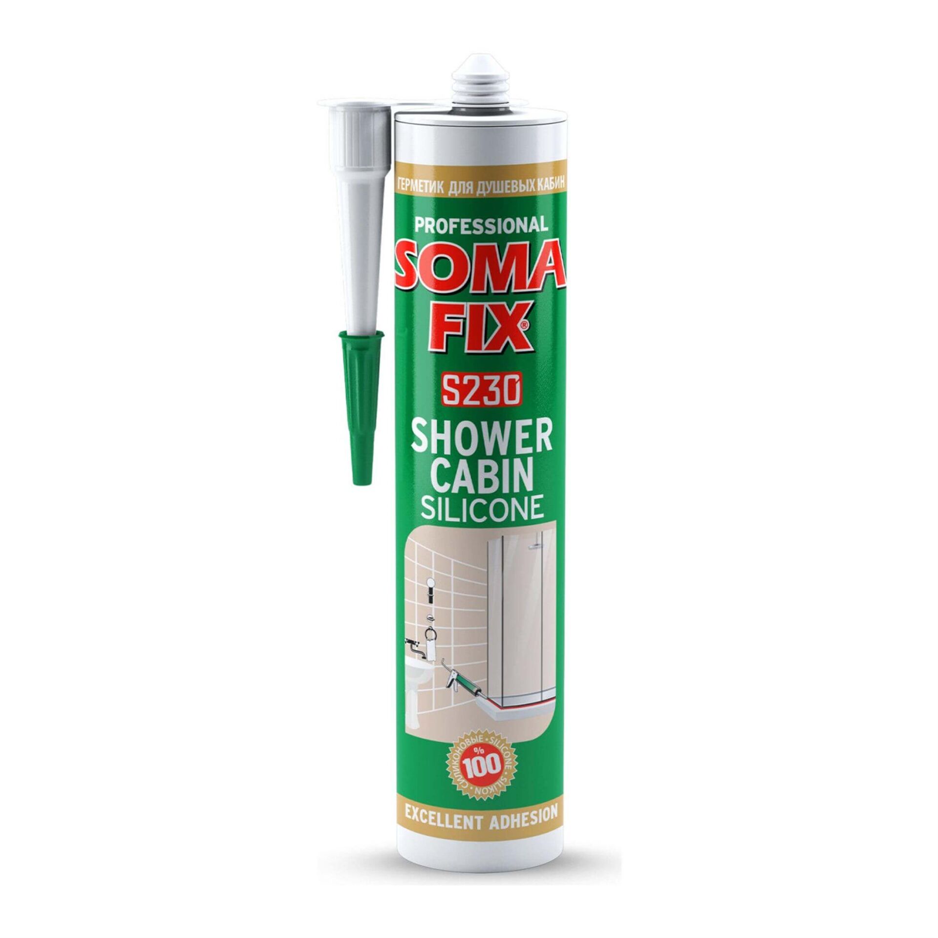 Somafix SE230 Şeffaf Duşakabin Silikon 280 Ml