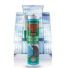 Somafix S370 Şeffaf Yapı ve Dış Cephe Silikonu 280 Ml