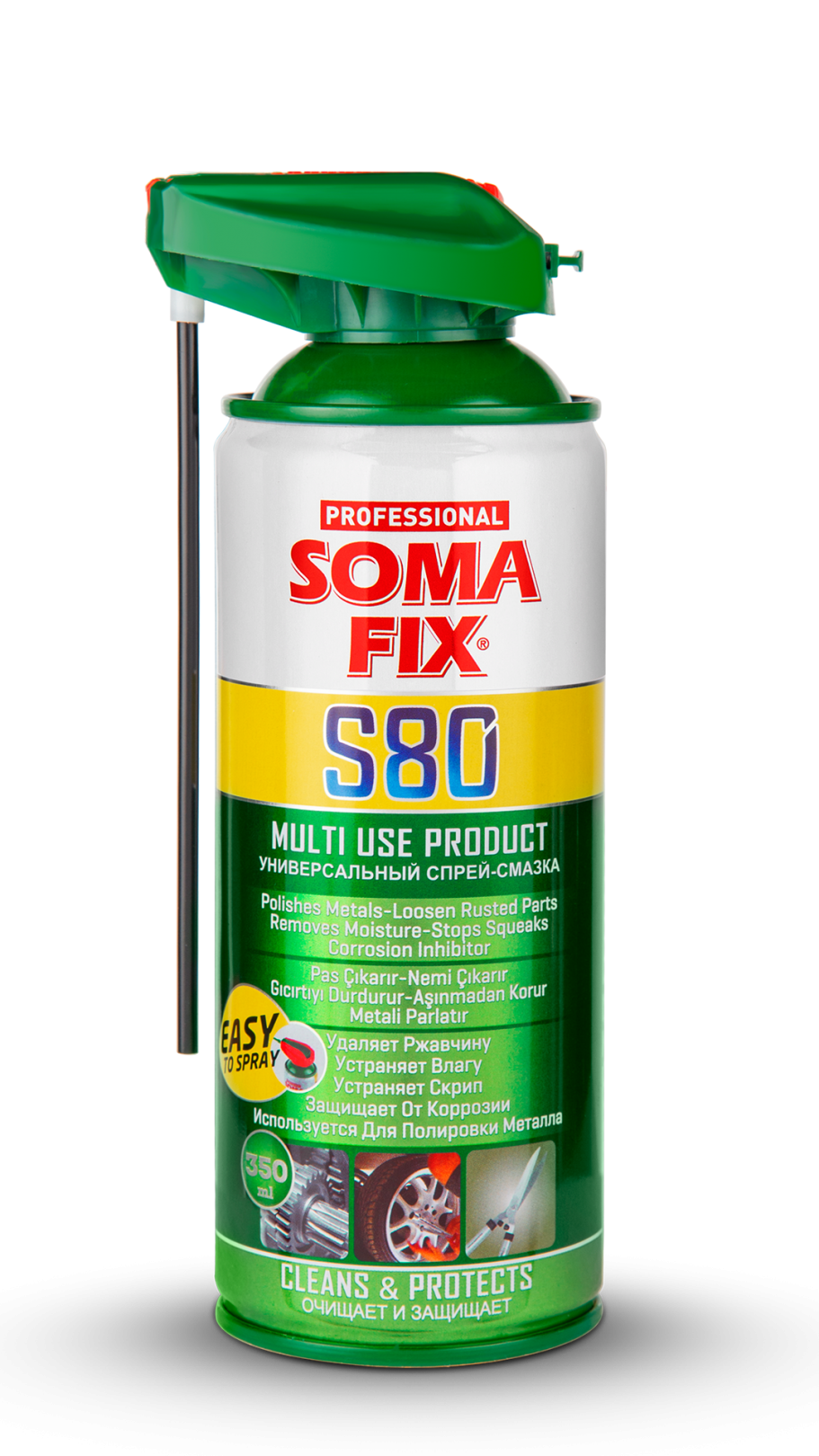 Somafix S80 350 ml Çok Amaçlı Bakım Spreyi | Pas Önleyici