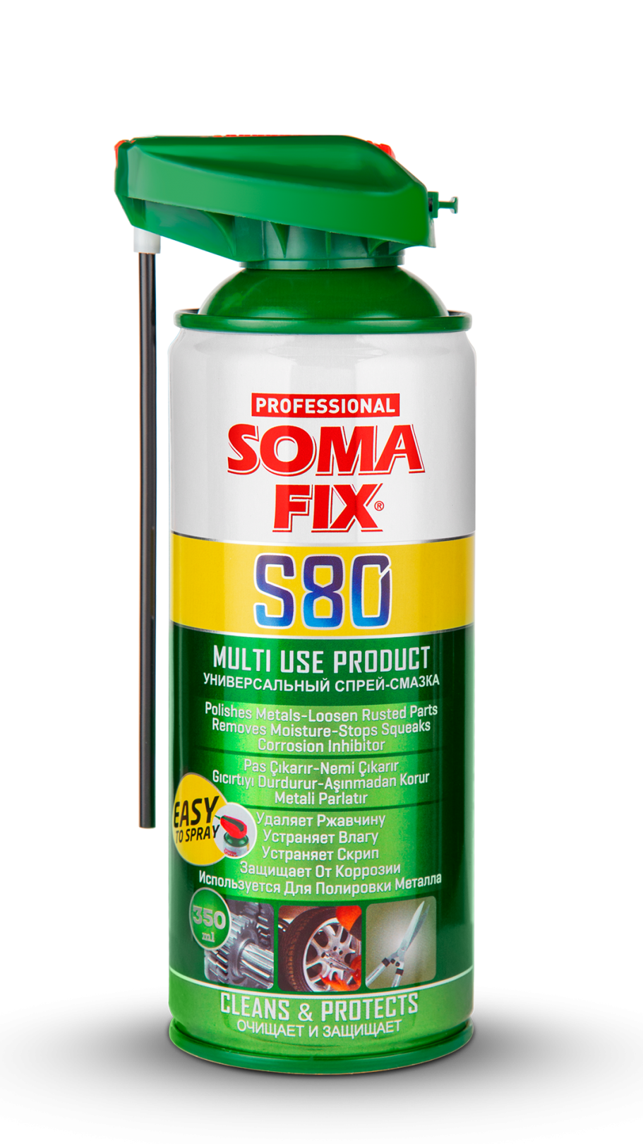 Somafix S80 400 ml Çok Amaçlı Bakım Spreyi | Pas Önleyici