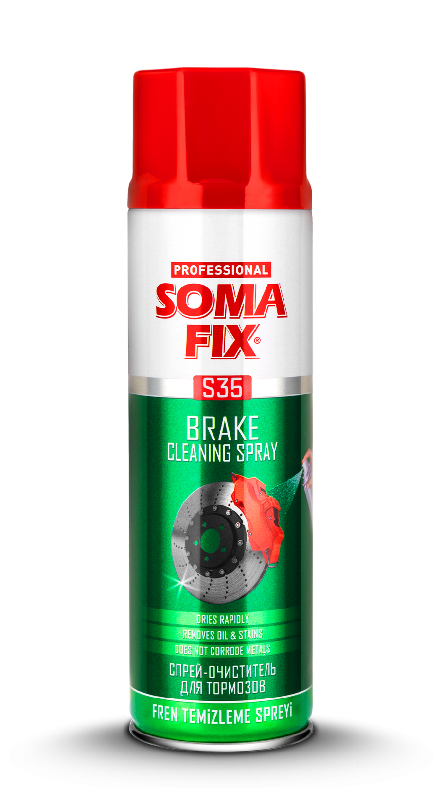 Somafix S35 Fren Temizleme Spreyi 500 ML | Güçlü Temizlik Spreyi
