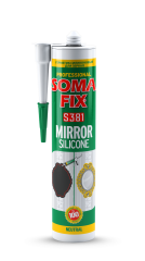 Somafix S280 Ayna Silikonu 280 ml | Şeffaf Nötr Yapışma