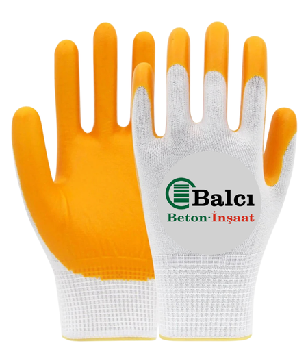 Kaliteli Sarı İş Eldiveni | Lateks Kaplama İş Güvenliği