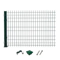 Panel Çit Takımı 4,00 mm 5x15 Çift Çubuk 200x250 | Galvanizli