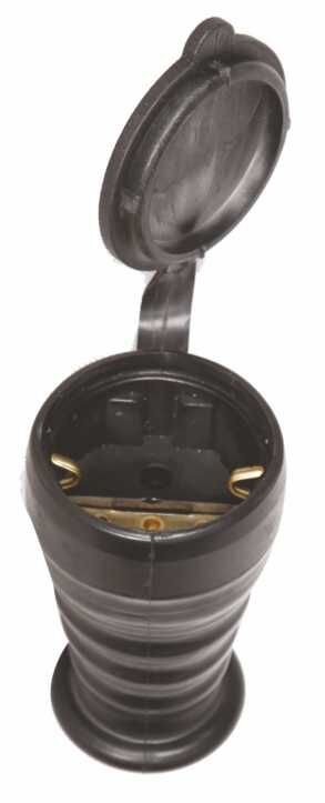 Kauçuk Priz Monofaze Dişi Priz | Dayanıklı Elektrik