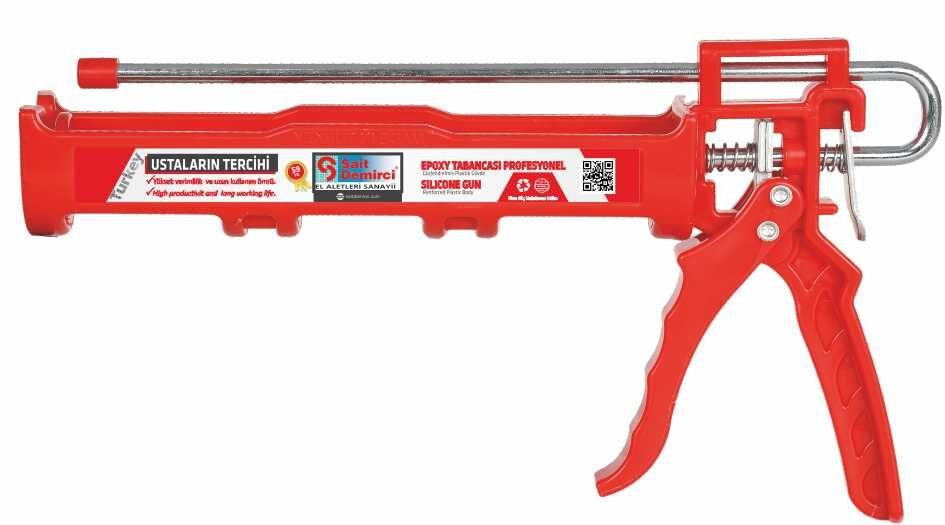 Silikon Tabancası Epoxy Plastik Profesyonel | Kartuş Uyumlu