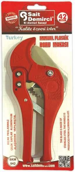 PVC Boru Kesme Makası | Manuel Plastik Boru Kesici