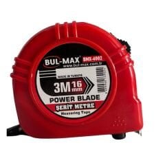 Bulmax Şerit Metre 3 m | Kompakt Çelik Ölçüm Aleti Dayanıklı