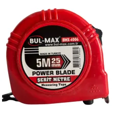 Bulmax Şerit Metre 5m | Kompakt ve Dayanıklı Ölçüm Aracı