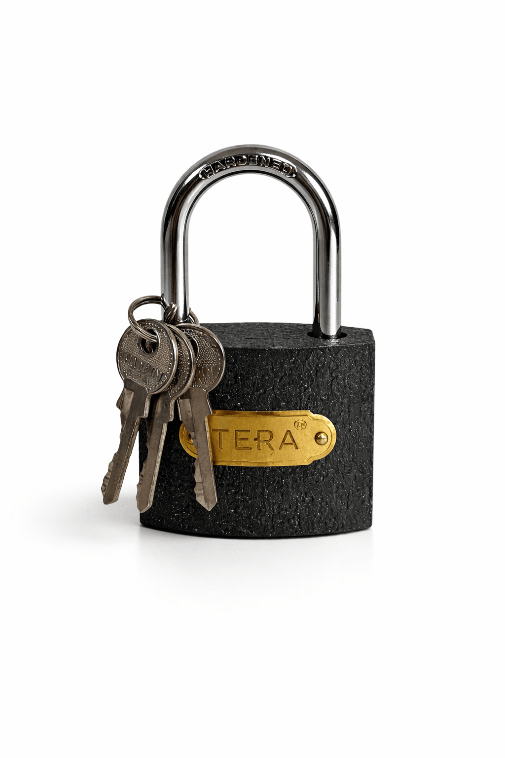 TERA Asma Kilit Siyah 63 mm - Mekanik Güvenlik Çözümü Asma Kilit