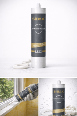 Sibax Silikonize Mastik LS33 - Su Bazli Akrilik Mastik İç Mekan