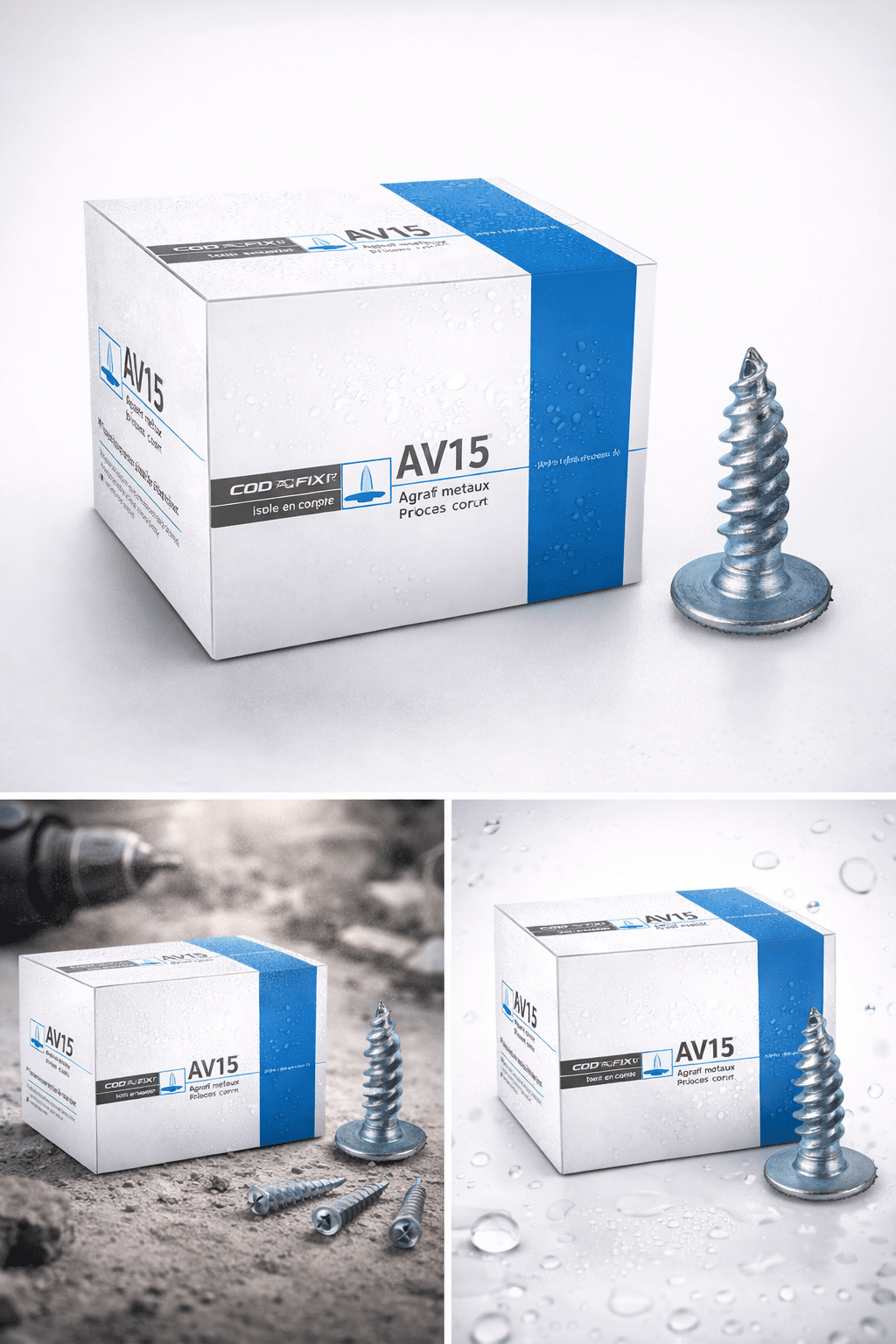 Dalsan Corex AV15 Agraf Vida 500 Adet  - Asma Tavan Montaj