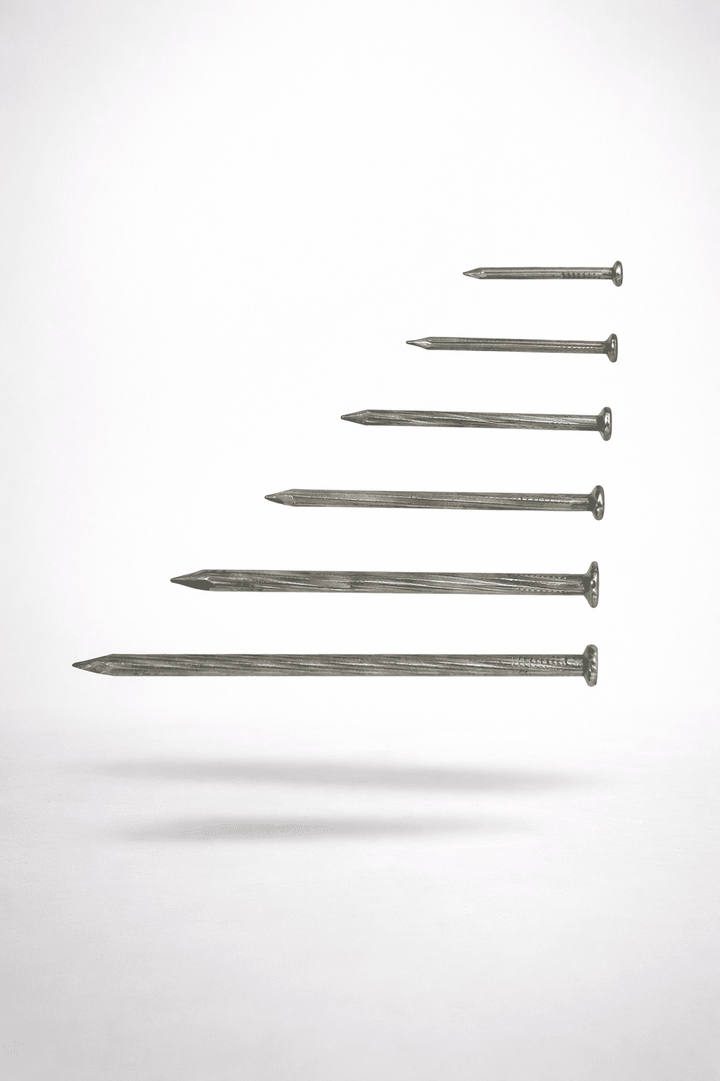 Orallar Çelik Beton Çivi 100 mm - Kanallı 100 Adet Seti Bağlantı