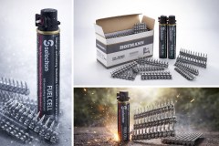 Hofmann Tabanca Çivisi Siyah 25 mm 1000 Adet Set + 1 Adet Gaz Tüpü