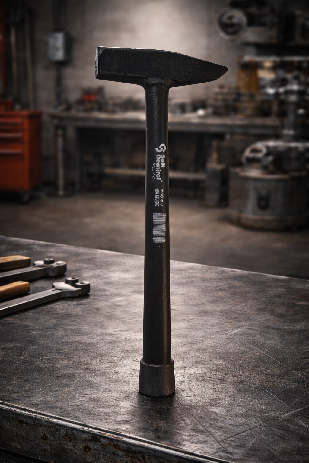 Sait Demirci Metal Saplı Çekiç 300 Gr  - Profesyonel Siyah