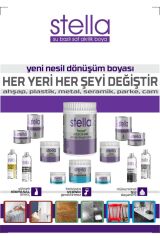 Stella Su Bazlı Saf Akrilik Boya Beyaz 1 Litre