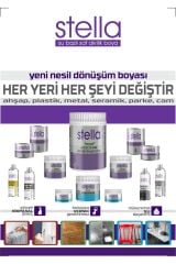 Stella Su Bazlı Saf Akrilik Boya Beyaz  - 1 Litre