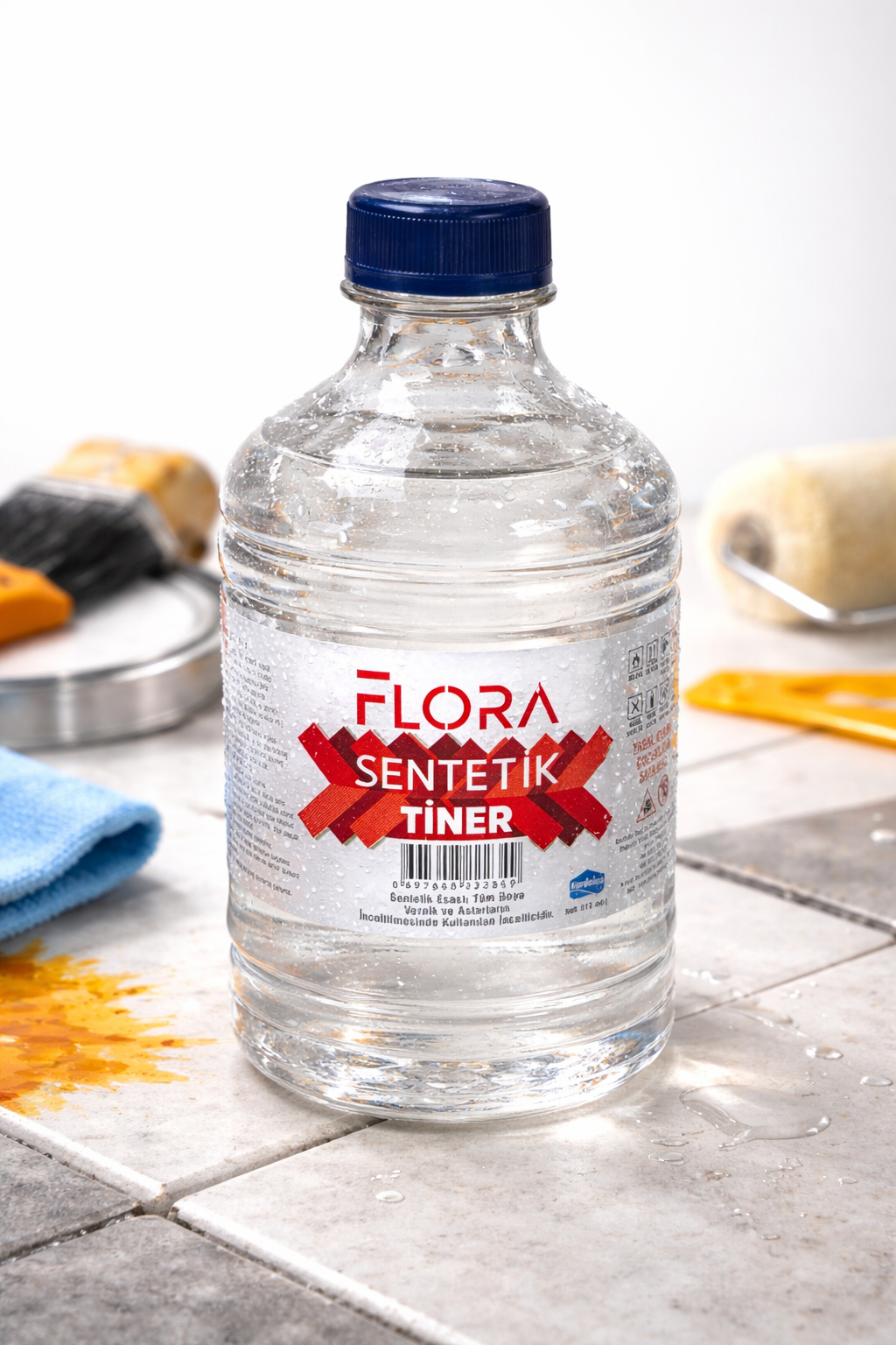 Flora Sentetik Tiner 0,513 ml  - Renksiz Boya İnceltici Tipi