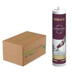 Sibax LS66 Sibax Üniversal Silikon - 280gr (Şeffaf 5'li Paket)