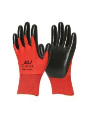 Nitril İş Güvenlik Eldiveni Kırmızı | XL 10 Çift - Paket