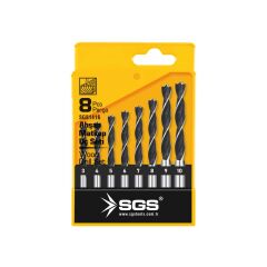 SGS 8 Parça Ahşap Matkap Ucu Seti - SGS Kombinasyon