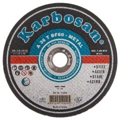 Karbosan Metal Kesme Diskleri 180 mm – Güçlü ve Dayanıklı Kesim