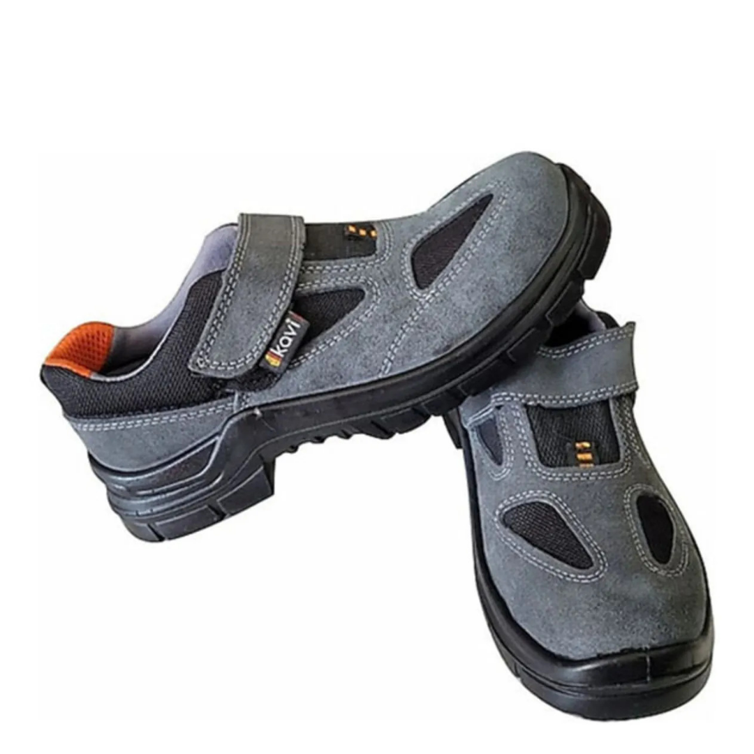 Kavi Gri Çelik Burunlu Süet İş Güvenlik Ayakkabısı