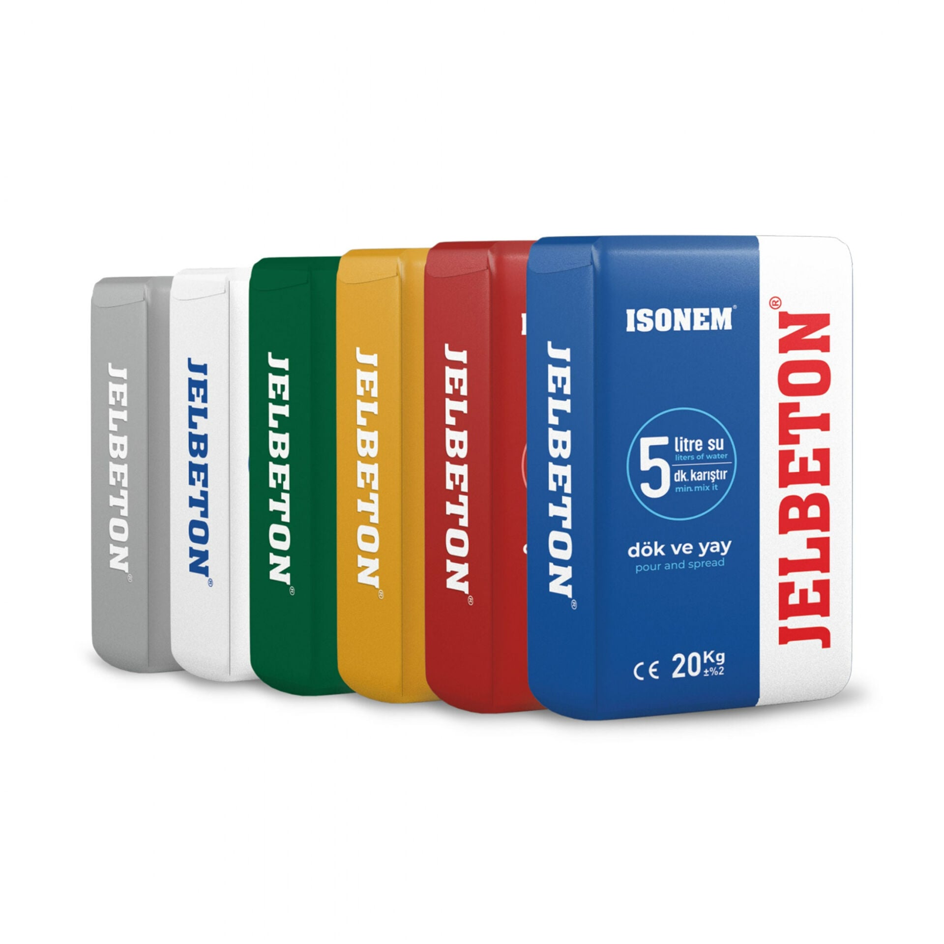 Isonem Jelbeton 20 Kg | Çatlama ve Büzülmelere Karşı Dayanıklı