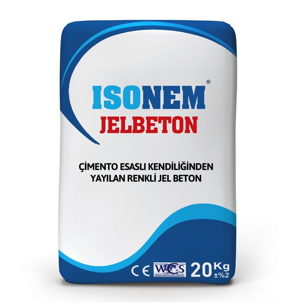 Isonem Jel Beton 20 Kg | Çatlama ve Büzülmelere Karşı Dayanıklı